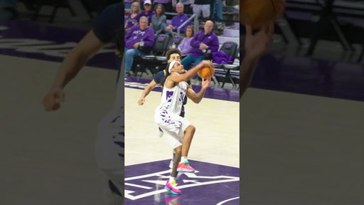 K-State Men's Basketball | Nate Johnson Steal and Dunk vs California