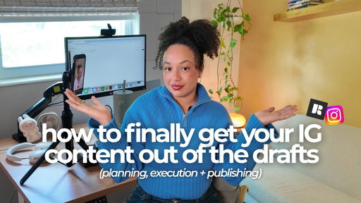 How to actually plan and post Instagram content consistently (without burning out)