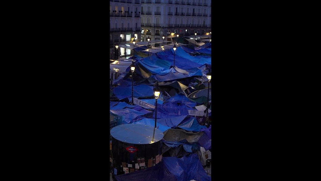 Protesters in Spain remain camped out over housing crisis