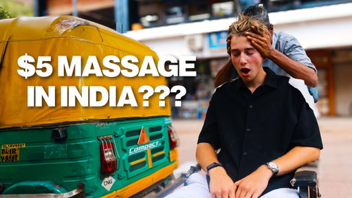 Getting a $5 Street Massage in India 🇮🇳