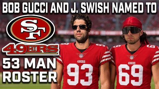 Bob Gucci and Swish Sign with 49ers