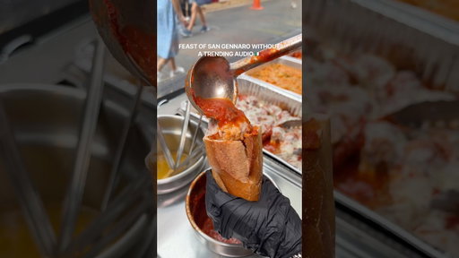 100th Annual Feast Of San Gennaro In Little Italy #shorts #feast #food #italian