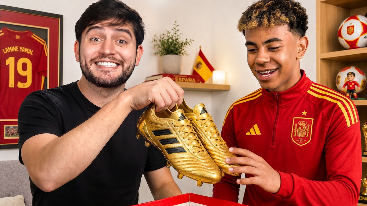 Entreguei Presentes a Jogadores da Copa do Mundo