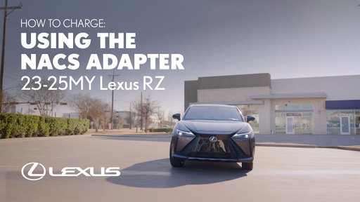How to Charge a 2023–2025 Lexus RZ Using the NACS Adapter | Lexus