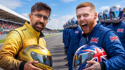 SIDEMEN RACE AT FORMULA E