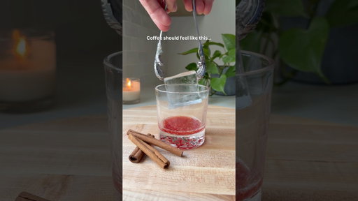 Raspberry maple cold brew