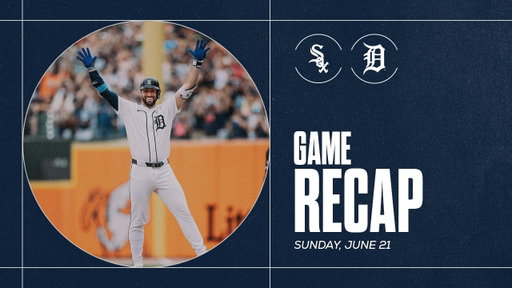 Game Highlights: Matt Vierling Walks it Off in the 10th, Tigers Win vs. White Sox | 6/21/26