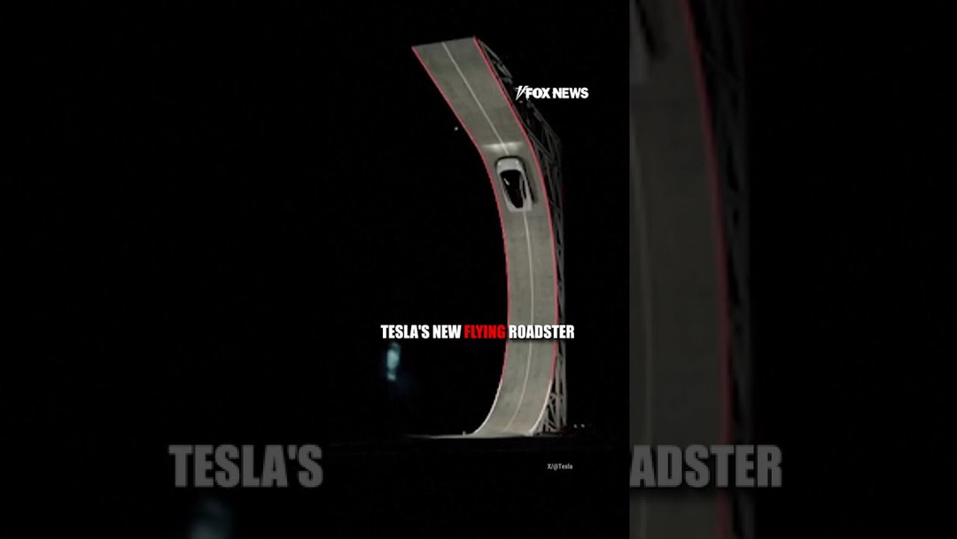 SEE IT: Tesla's new FLYING Roadster #shorts