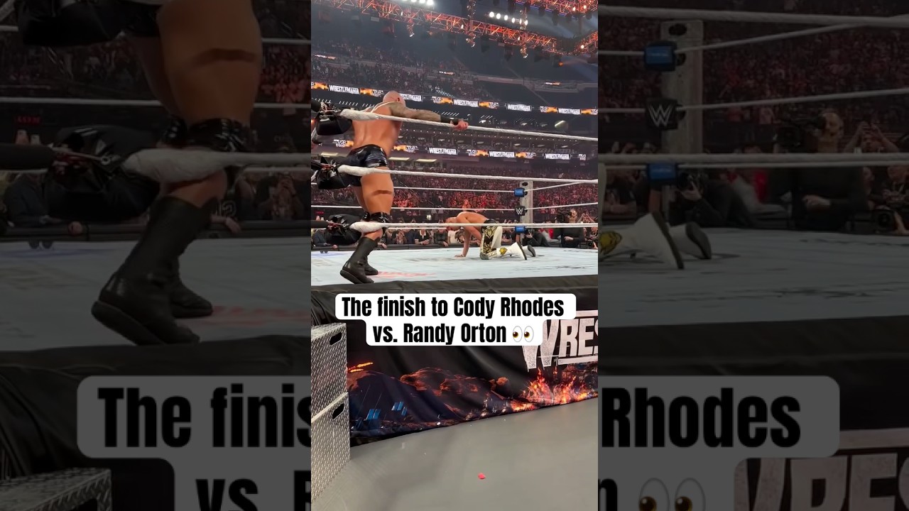 Randy punted Cody after losing 😧 (via s_universal/IG)