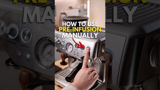 How to do manual pre-infusion on the Breville Barista Express!
