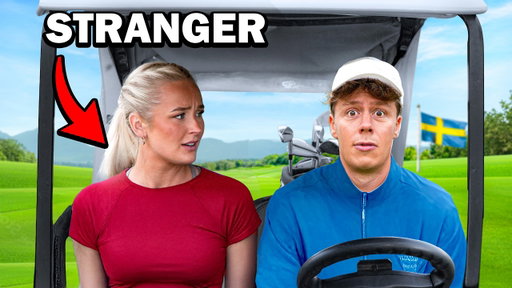 Convincing a Stranger to Play Golf With Me in Sweden