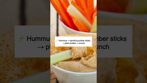 🥗 Snack Smarter: High-Protein + High-Fiber Snacks That Actually Keep You Full