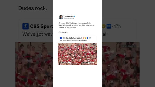 New college football traditions have been started this year. 🙏🏼 #cfb #collegefootball