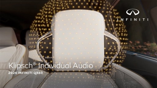 2026 INFINITI QX60 Sound System: Headrest Speakers and Immersive Audio