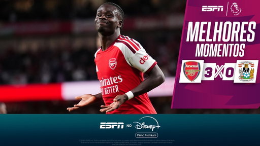 ARSENAL DOMINA E VENCE O COVENTRY CITY NA ESTREIA DA PREMIER LEAGUE | MELHORES MOMENTOS