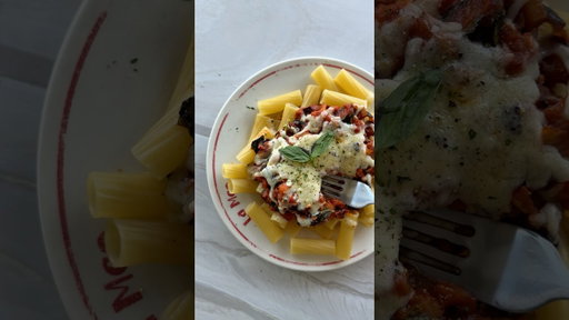 WEEK 9 BOAB, MEAL 3: CHEESY AUBERGINE RIGATONI 🍆🍆🫶🏼🫶🏼 #babeonabudget