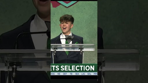 The ENERGY Kyle Brought To This Draft Pick 👏 #shorts #nyjets #nfldraft