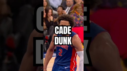 THAT’S HOW YOU FEELIN’ CADE? #nba #detroitpistons #nbahighlights