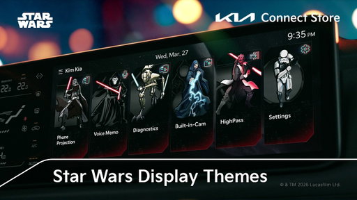 Kia Connect Store | Star Wars Display Themes
