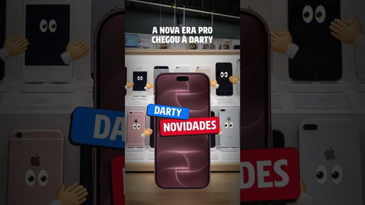 O novo iPhone 18 Pro já está disponível na tua Darty! 👀
