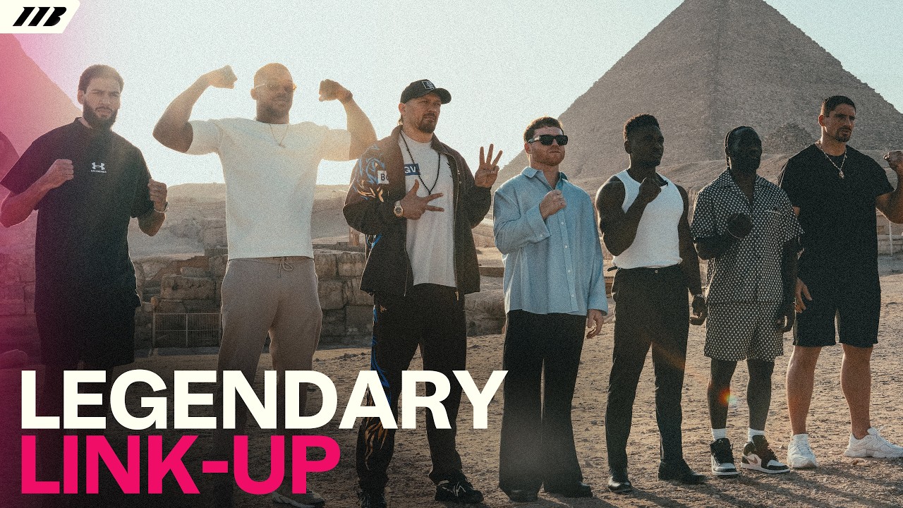Usyk, Crawford, Canelo, Joshua Visit Great Pyramid Of Giza | Matchroom Boxing