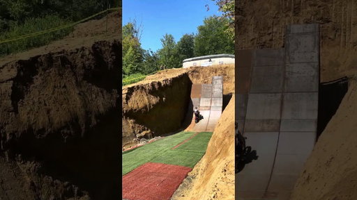 Did Banks just try a corked 720 on a dirt bike!?