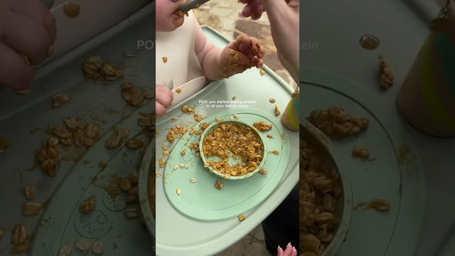 Raising a future foodie, one savory pouch at a time 😋 #serenitykids   #babyfood  #babyledweaning