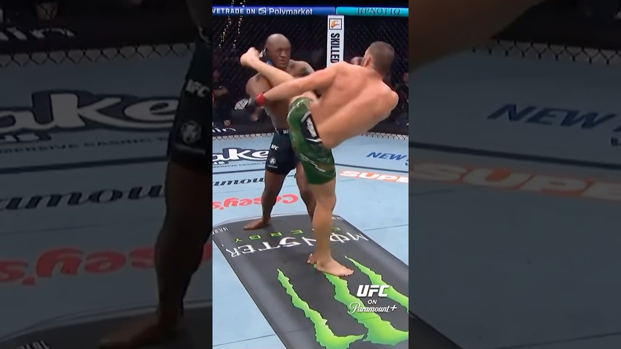 That HEADKICK almost cracked Kamaru Usman! 👀 #UFCOKC #UFC #UFCIndia