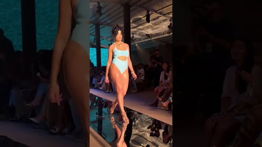 Meg Thee Stallion at Miami Swim Week for her Hot Girl Summer swim brand👙 ☀️