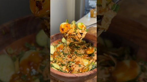 Easy 20-minute Creamy Peanut Cucumber Salad 😮‍💨 #easyrecipe