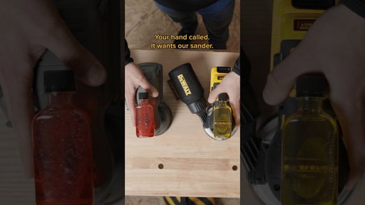 Our sander offers the best control with fastest material removal vs. leading competitors**.