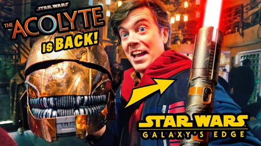 Star Wars The Acolyte Lightsaber at Galaxy's Edge for Life Day 2025 | Disneyland Vlog
