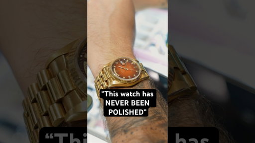“This watch has never been polished” is a bold statement… what do you think? #rolex #watches #luxury