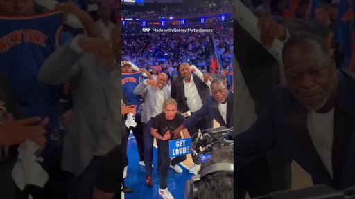 Knicks Alumni hype in Game 4. #nba #sports
