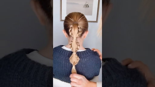 CUTE BRAID FOR SCHOOL | Audrey and Victoria #hairstyle PRODUCTS USED IN DESCRIPTION BELOW ⬇️