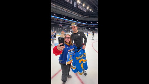 Fan Gets Game-Worn Jimmy Snuggerud Jersey Experience
