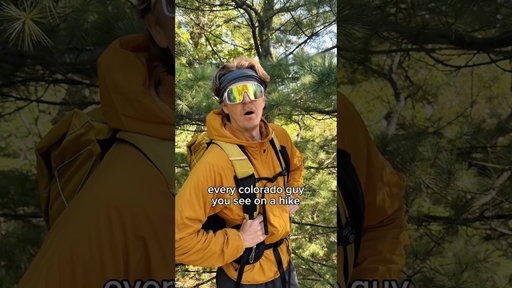 Life moves differently up at 13-5 #colorado #hiking #outdoors #backpacking #comedy