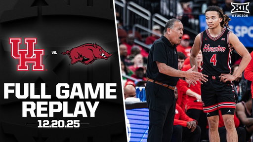 #8 Houston vs. #14 Arkansas Full Game Replay (12.20.25) | 2025-26 Big 12 Men's Basketball