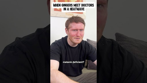 When Gingers meet Doctors in a Heatwave #comedy #funny #doctor #ginger #heatwave #shorts