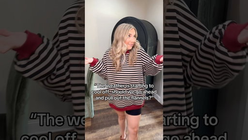 When it’s finally flannel season #shelbanddyl #flannel #comedy #trend #shorts