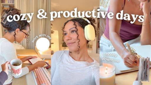 productive week in my life🎧 home reset, work with me & routines