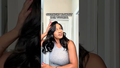 Overnight Blowout using T3 Micro Aire360 | Long Lasting Curls #heatlesscurls #airwrap #hairstyle