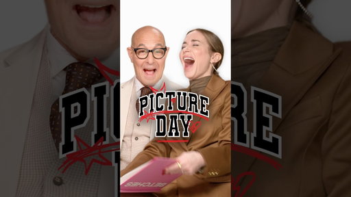 Stanley Tucci gets surprised by an old photo
