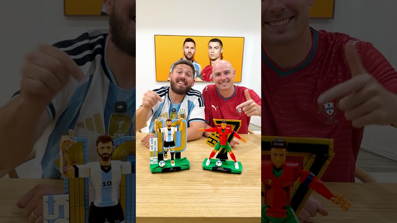 Ronaldo vs Messi Lego