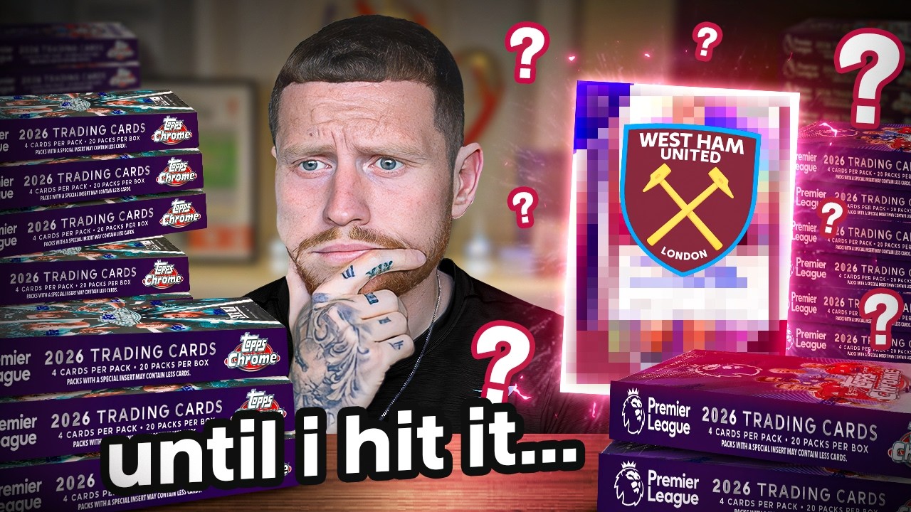I Opened Premier League Chrome Until I Hit THIS West Ham Card…