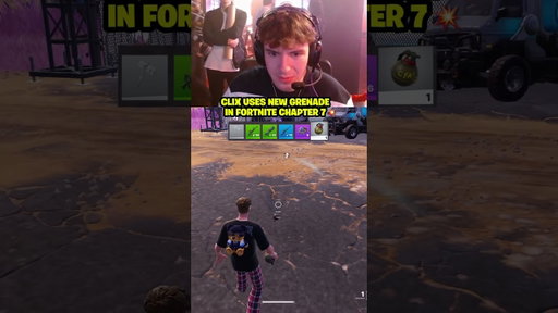 Clix uses NEW Grenade in Fortnite Chapter 7 💥