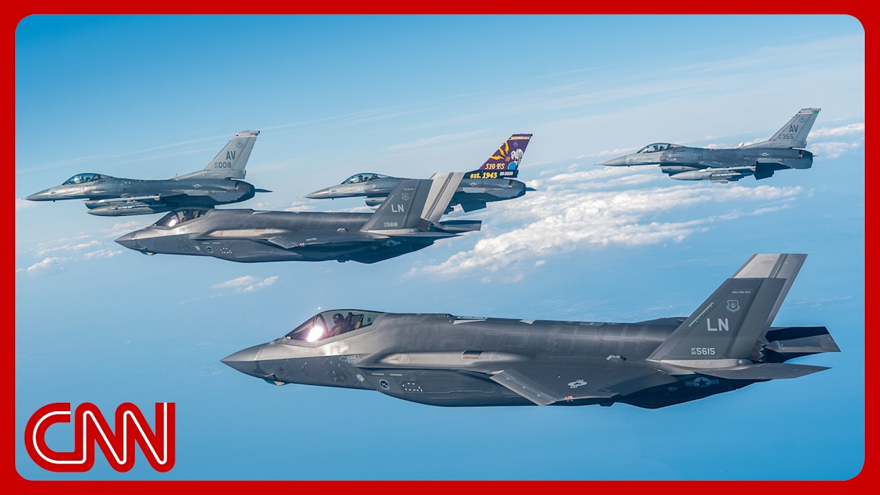 US sending more F-16 & F-35 fighter jets into Iran war