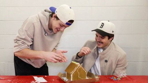 Building Gingerbread Houses with the London Knights!
