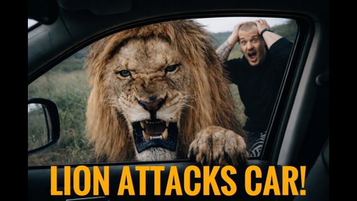 Lion Attack during filming of a Fact video! - Dean Schneider