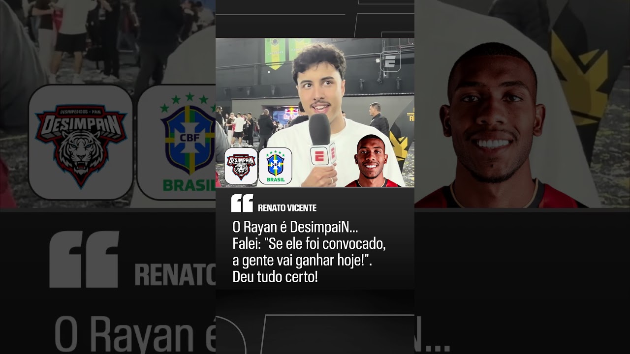 RENATO VICENTA, CAMPEÃO DA KINGS LEAGUE, FALOU SOBRE RAYAN #shorts